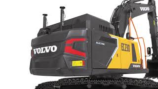 EC230 Electric customer pilot the first electrified larger Volvo excavator [upl. by Nylac]