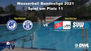 Wasserball Bundesliga 2021  Spiel um Platz 11 [upl. by Miran]