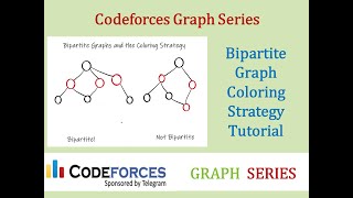 Codeforces Graph Series Bipartite Graph Tutorial 2Coloring Strategy [upl. by Galliett]