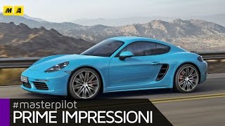 Porsche Cayman 718  Primo test ENGLISH SUB [upl. by Ayyidas]