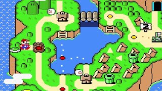 Super Mario World  Complete world map tour all 96 levels and easily missed exits explained [upl. by Suivat]