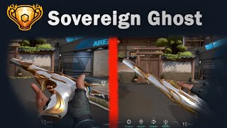 Sovereign Ghost Skin Gameplay  Valorant [upl. by Notselrahc357]