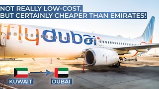 TRIPREPORT  FlyDubai ECONOMY  Kuwait City  Dubai  Boeing 737800 [upl. by Esdnyl]