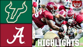 South Florida Bulls vs Alabama Crimson Tide  Full Game Highlights  ESPN College Football [upl. by Eanore125]