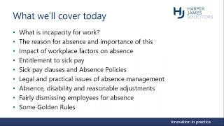 How To Manage Employee Sickness Absence [upl. by Scoles289]