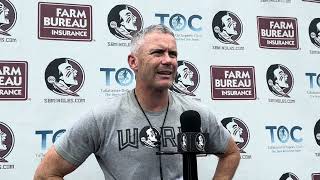 FSU’s Mike Norvell on what reviewing film of Boston College loss showed him need for leaders more [upl. by Ateekal]