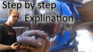 how I change semi brakes in 6 mins [upl. by Johnson247]