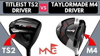 Titleist TS2 Driver VS TaylorMade M4 Driver  Some Big Bombs Dropped [upl. by Ikcir246]