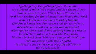 The New Adventures Of Winnie The Pooh Theme Song Lyrics [upl. by Ydnec358]