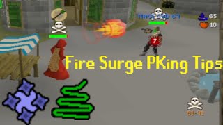 Fire Surge PKing TIPS  OSRS FAN [upl. by Julian]