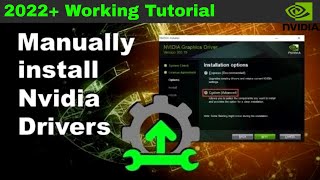 How to Properly Install Nvidia Drivers  Manual Install amp Everything Explained [upl. by Torrell]