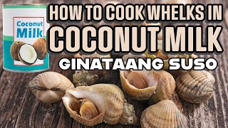 HOW TO COOK WHELKS IN COCONUT MILK [upl. by Nehtiek]