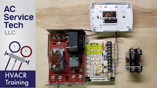 Wiring The Thermostat Boiler and Air Handler [upl. by Easter]