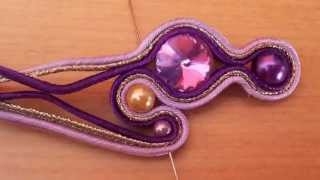 Soutache bracelet Step by step photo tutorial [upl. by Morehouse693]