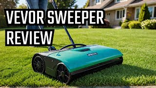 VEVOR Push Lawn Sweeper Review [upl. by Trelu]