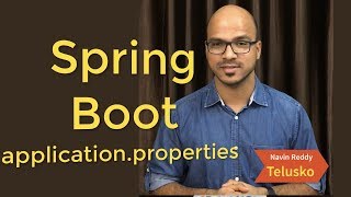 Web App using Spring boot  Application Properties File [upl. by Sum]