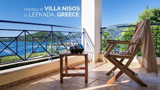 Holiday Villa Nisos in Perigiali Nidri Lefkada Ionian Islands Greece [upl. by Keith]