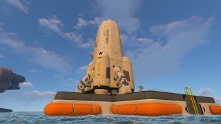 SUBNAUTICA ROCKET BUILD AND LAUNCH [upl. by Stutsman259]