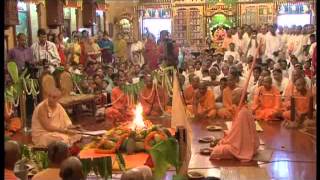 Sannyasa Ceremony of Bhakti Rasamrita Swami Part 2 of 2 [upl. by Ardnalak]