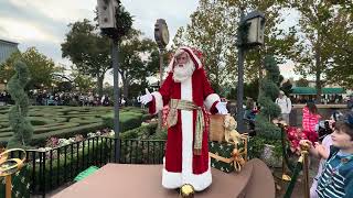 2023 Epcot Festival of the Holidays  France  Storytelling  Pere Noel [upl. by Nerej]