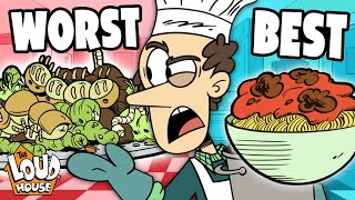 BEST amp GROSSEST Lynn Loud Sr Food Dishes  The Loud House [upl. by Ylus501]