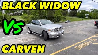 RAM 1500 57L HEMI V8 BLACK WIDOW RACE VENOM Vs CARVEN TRSERIES [upl. by Millda]