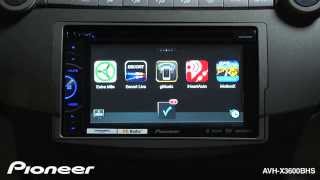 How To  AVHX3600BHS  Use AppRadio Mode [upl. by Ahsiemal898]