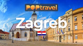 Walking in ZAGREB Croatia  4K [upl. by Aibara]