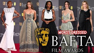 10 WORST DRESSED AT THE BAFTA AWARDS 2025 BAFTAs [upl. by Goddord]