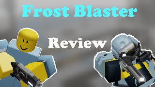 Frost Blaster Review Tower Defense Simulator [upl. by Bidget338]