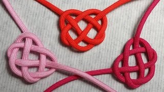 Celtic Heart Knot The easiest way to do [upl. by Inaflahk180]