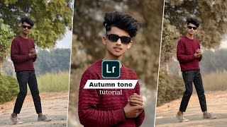 Lightroom Mobile AUTUMN BROWN Tone color grading tutorial  Free preset  drxeditor [upl. by Leno686]