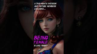 Being Female Is Like quotMagicquot Short Preview Feminizing Frequency mtf MTF [upl. by Odracir]