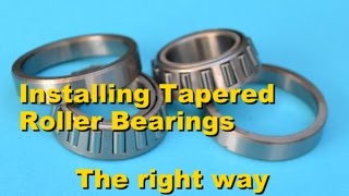 Installing Tapered Roller bearings  the right way  Part 1 [upl. by Thomasa]