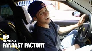 Ryan Sheckler Stops By The Fantasy Factory  MTV [upl. by Yrrum981]