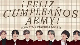 BTS canta las mañanitas para ARMY [upl. by Raffaello932]