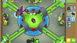 Bloons TD 6  Spillway  Easy  Primary Only Strategy Guide [upl. by Akeemat]