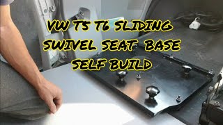 How to fit vw t5 t6 swivel seat base with slider [upl. by Anayra99]