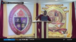 Brooklyn bishop robbed at gunpoint while delivering sermon [upl. by Odraboel]