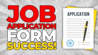 JOB APPLICATION FORM Questions amp Answers for 2020 PASS Guaranteed [upl. by Ludlew916]