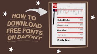 How to download FREE FONTS on dafontcom  THE BEST fonts to download  Tutorial  ItsDawo [upl. by Elimaj]