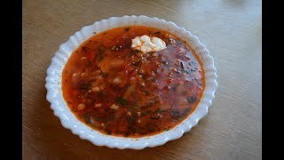 Borsch  Borschtsch  Rezept von Olga [upl. by Orvie]