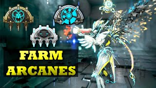 How To Farm Arcanes In Warframe Warframe Beginners Farming Guide [upl. by Ydnim]