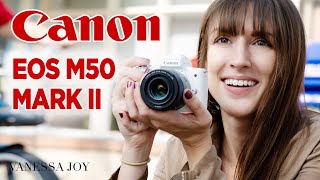 Canon M50 Mark II  Mirrorless Camera Review For Beginners [upl. by Parsifal]