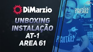 Unboxing instalação DiMarzio set Andy Timmons  Area 61 HSS [upl. by Renell]