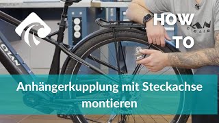 How To  Anhängerkupplung mit Steckachse montieren [upl. by Carmita]