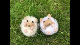 Needle Felted Hedgehog Craft Tutorial  Sweet Pea Dolls [upl. by Siuoleoj385]