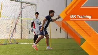 SuphanFC TV  GK Training  บรรยากาศการซ้อมผู้รักษาประตูทีมสุพรรณบุรี เอฟซี 10415  HD [upl. by Herb]