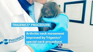 Incredible cracking neck How to Improve Severe Arthritis Neck Pain amp Movement using Trigenics® [upl. by Teloiv27]