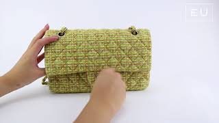 Bolsa Chanel Double Flap Tweed  Etiqueta Única [upl. by Adnahcir]